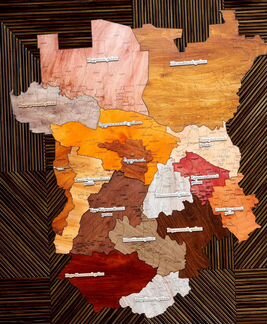 Карта Чеченская Республика Грозный подарок сувенир