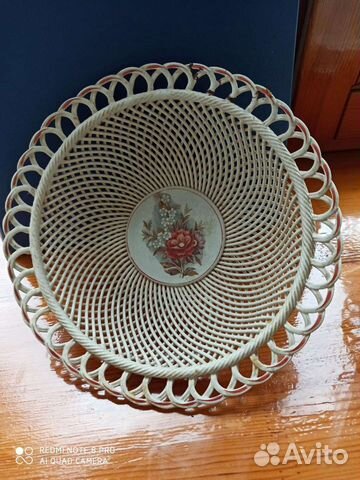 Сухарница СССР фарфоровая