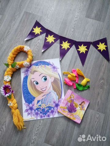 Декор на праздник в стиле Рапунцель