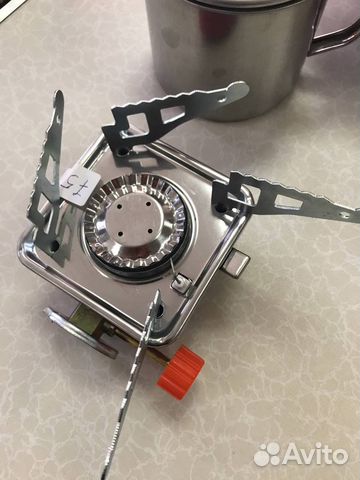 Газовая плита K-202/малая,в чехле с пьезоподжигом