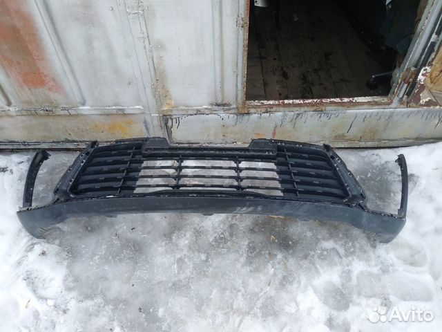 Юбка переднего бампера Kia Rio X