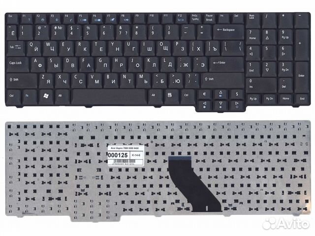 Клавиатура для Acer Aspire 5335 5735 6530G 6930G
