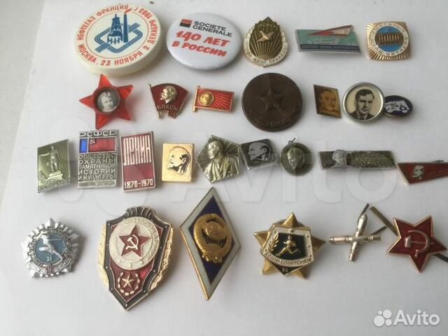 Монета\удачу, значки СССР