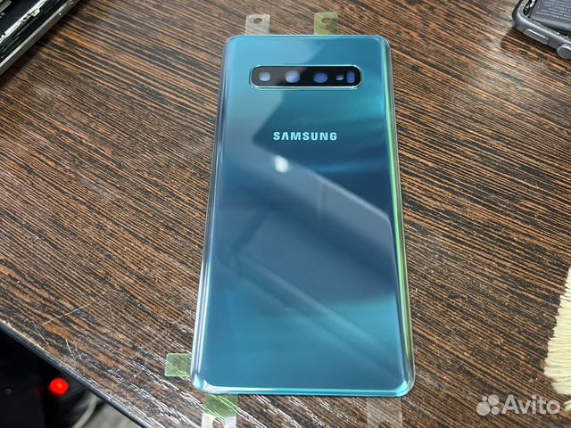 Задняя крышка Samsung Galaxy S10 G973F бирюзовая