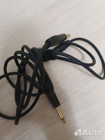 Аудио кабель 2х 6.3 Jack 