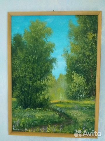 Картина. Русский лес