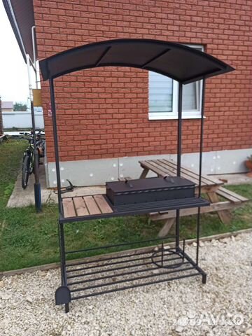 Мангал с крышей 