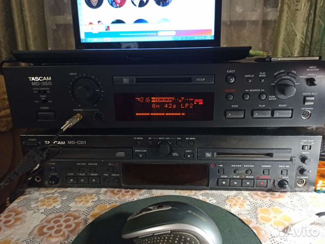 Tascam cd-md1 Tascam md350 md301mkll цап