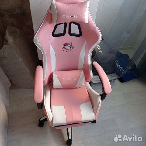 Компьютерное кресло розовое.Доставка по России