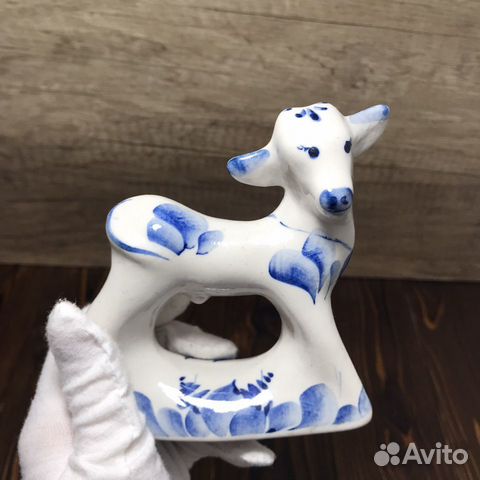 Советская Статуэтка Гжель Козлик Состояние Идеал