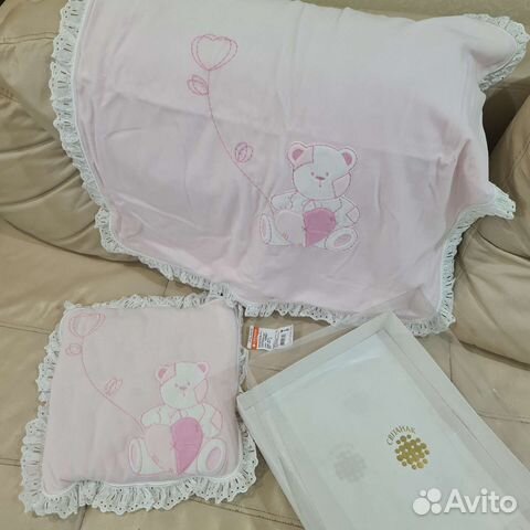 Новое Одеяло и подушка для новорождённого