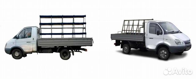 Грузоперевозки Газель с пирамидой Бортовая газель