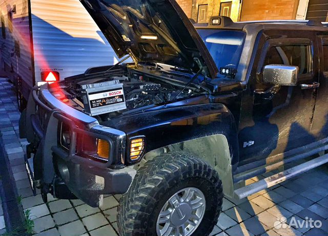 Аккумулятор Bosch AGM 60ah на Hummer3