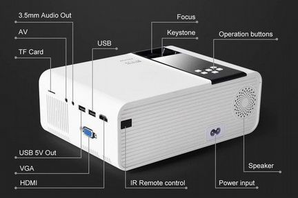 LCD Проектор ThundeaL TD90 (HD, 3200 люмен)