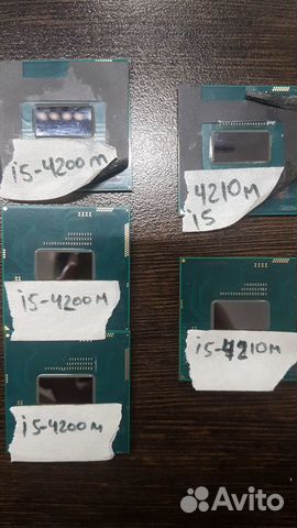 Процессоры мобильные Socket G1/G2/G3/FS1 i3/i5/i7