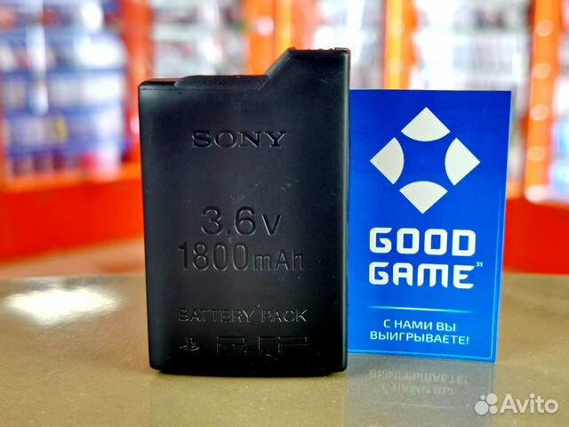 Аккумулятор для PSP (100x). 1800 mАh. Новый