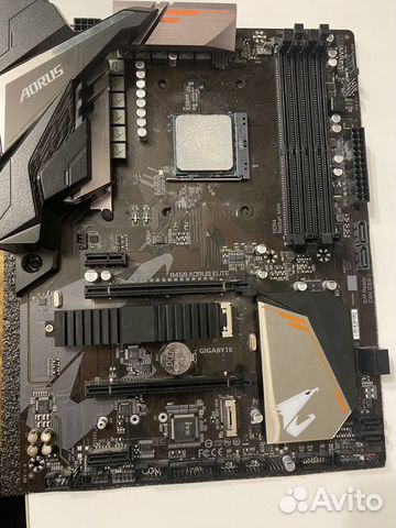 Комплект ryzen 5600x Aorus b450 ATX