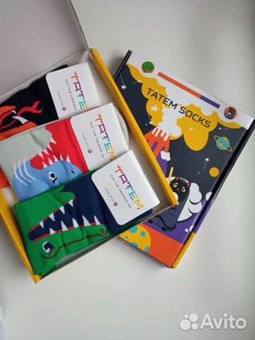 Носки набор 3 шт Tatem в подарочной коробке
