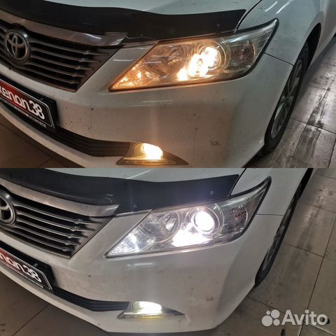 Toyota Camry (XV50) установка ксенона