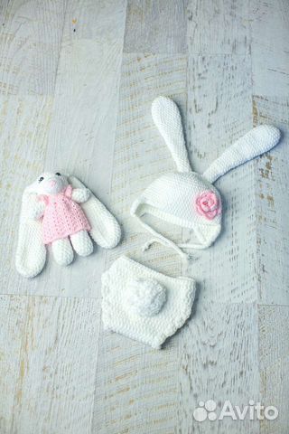 Вязанный детский костюм для фотосессии 