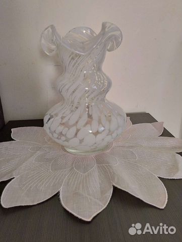 Ваза Гутное стекло СССР