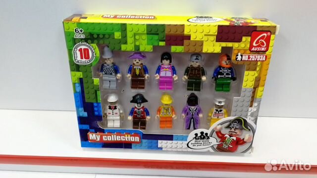 Лего фигурки 10 героев