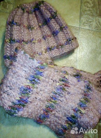 Комплект шапка и шарф