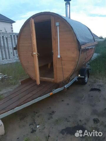 Баня бочка на калесах,аренда,прокат