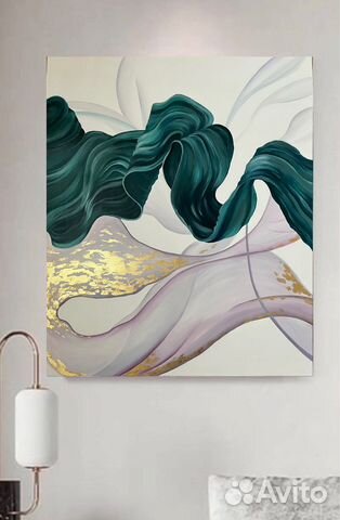 Абстрактная картина с поталью