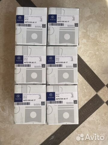 Поршень с кольцами и пальцем m274.910