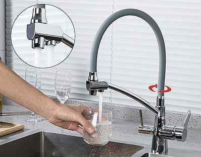 Кухонный смеситель с краном для питьевой воды ремонт