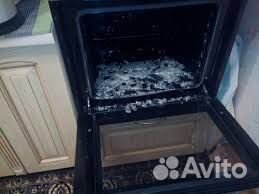 Внешнее стекло двери для духовки (плиты)