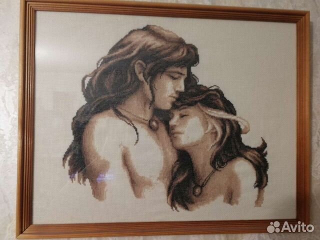 Готовая картина. Вышивка крестом