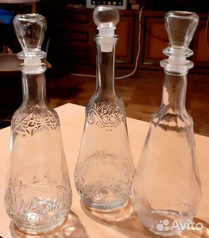 Графины-штофы для крепких напитков