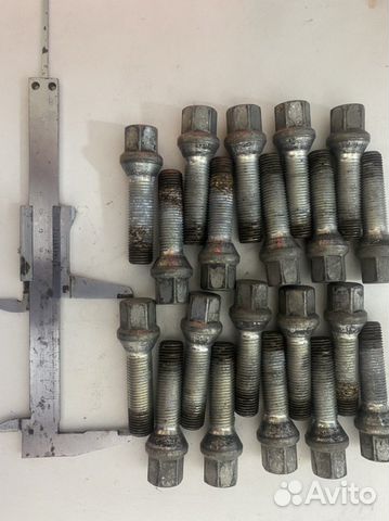 М14 1,5 70мм конус Удлиненные ступичные болты VAG