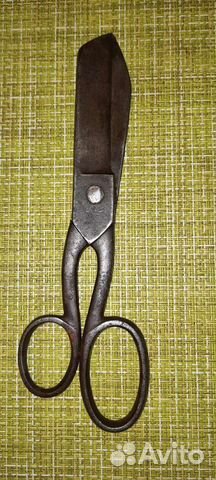 Ножницы редкие портняжные 1870г Кондратовь