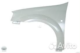 Крыло левое Лада Ларгус цвет белый 221 Ледниковый