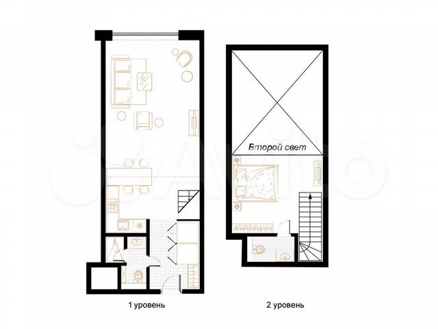 2-к. апартаменты, 61,2 м², 5/5 эт.