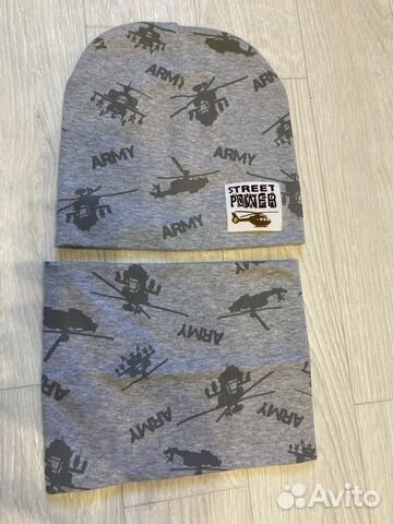 Комплект шапка и снуд детский