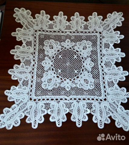 Салфетка вологодское кружево Антикварное кружево