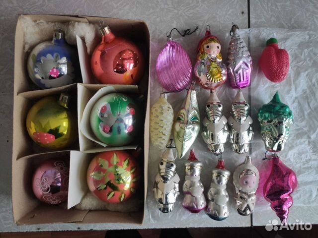 Елочные игрушки СССР