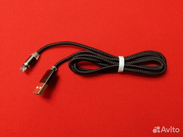 Кабель fumiko MC01 Micro USB 2.4A магнитный черный