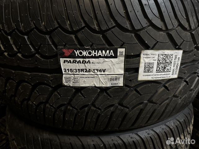 Yokohama Parada Spec-X 315/35 R24 114V
