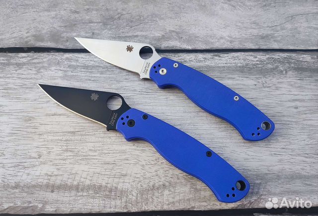 Нож складной Spyderco Paramilitary 2 Синий
