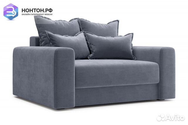 Кресло тик-так Омега темно-серое