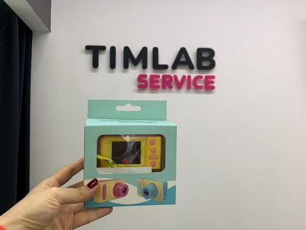 Детский фотоаппарат D601 желто-розовый