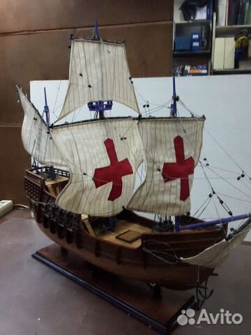 Корабль макет парусника
