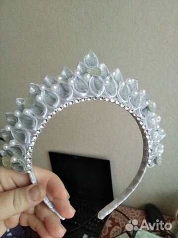 Ободок-корона новогодний