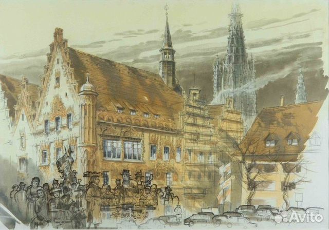 Рисунок Гуго Шауфлера