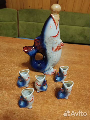 Фарфоровая посуда СССР графин и рюмки